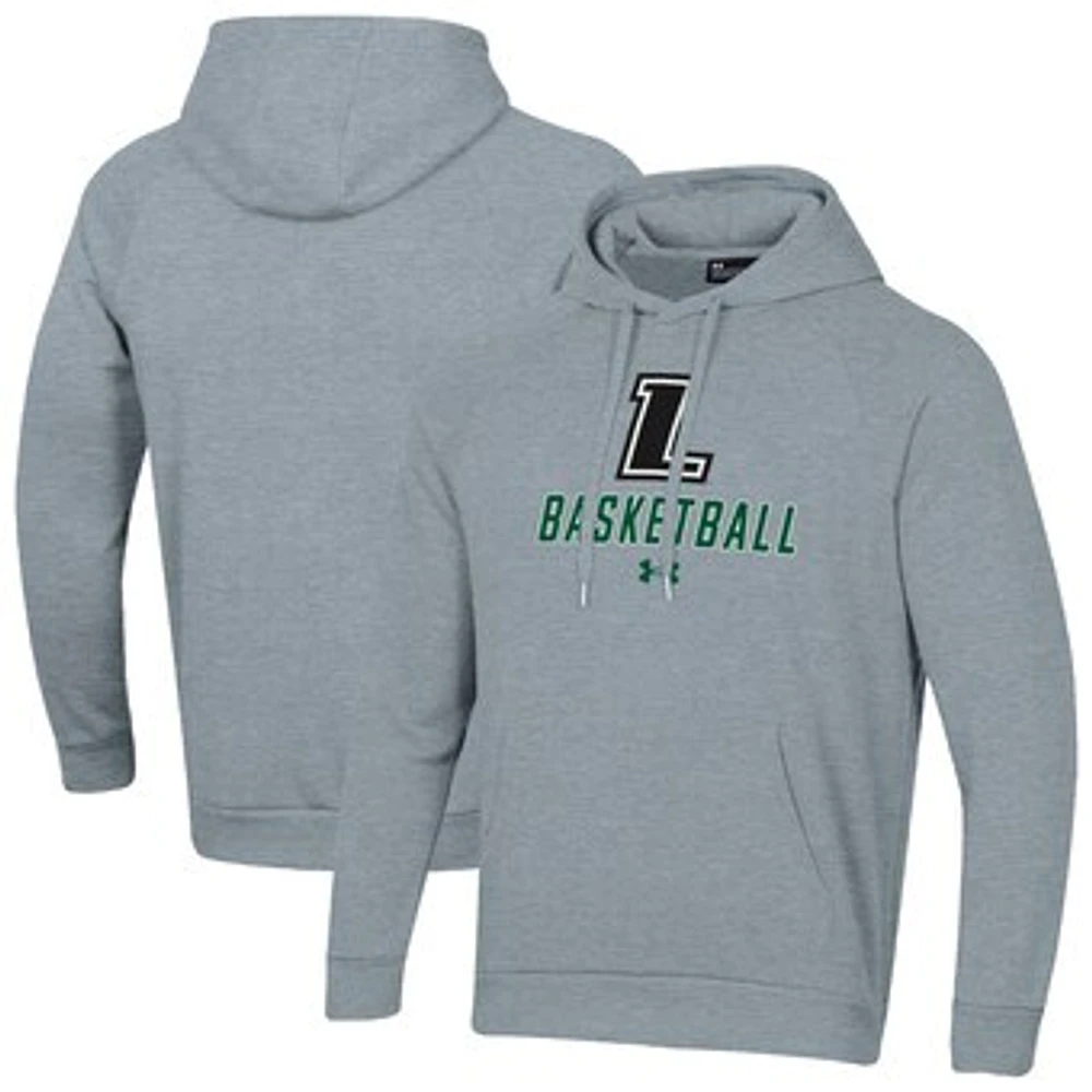 Men's Under Armour Loyola Greyhounds Basketball Rival Raglan Fleece Pullover Hoodie