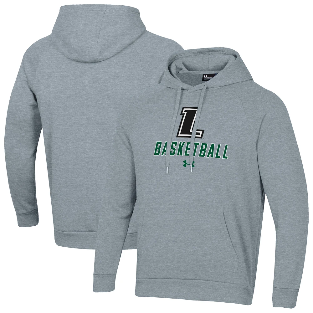 Men's Under Armour Loyola Greyhounds Basketball Rival Raglan Fleece Pullover Hoodie