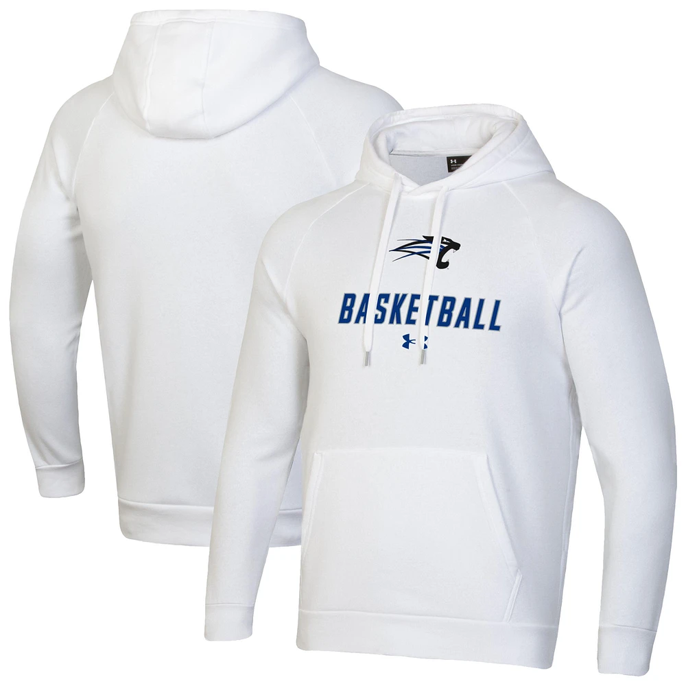 Men's Under Armour Saint Francis Cougars Basketball Rival Raglan Fleece Pullover Hoodie