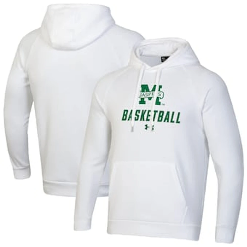 Men's Under Armour Manhattan Jaspers Basketball Rival Raglan Fleece Pullover Hoodie
