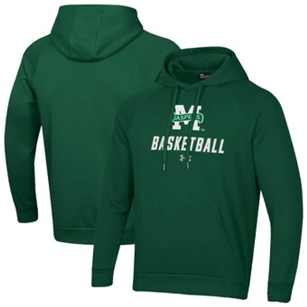 Men's Under Armour Manhattan Jaspers Basketball Rival Raglan Fleece Pullover Hoodie