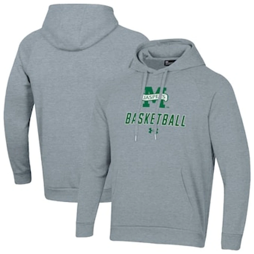 Men's Under Armour Manhattan Jaspers Basketball Rival Raglan Fleece Pullover Hoodie