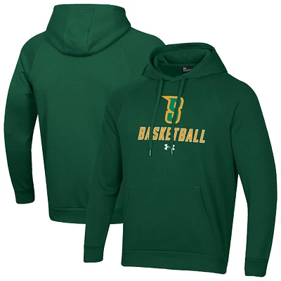Men's Under Armour Siena Saints Basketball Rival Raglan Fleece Pullover Hoodie