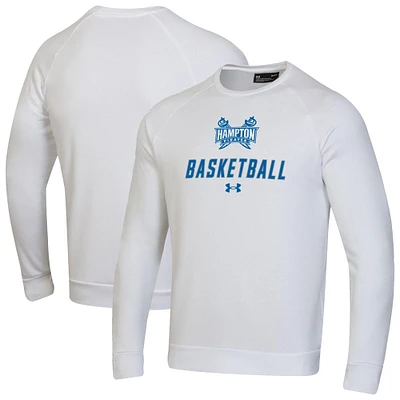 Men's Under Armour Hampton Pirates Raglan Basketball Rival Fleece Pullover Sweatshirt