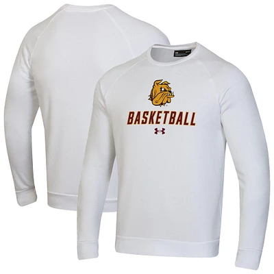 Men's Under Armour Minnesota Duluth Bulldogs Raglan Basketball Rival Fleece Pullover Sweatshirt