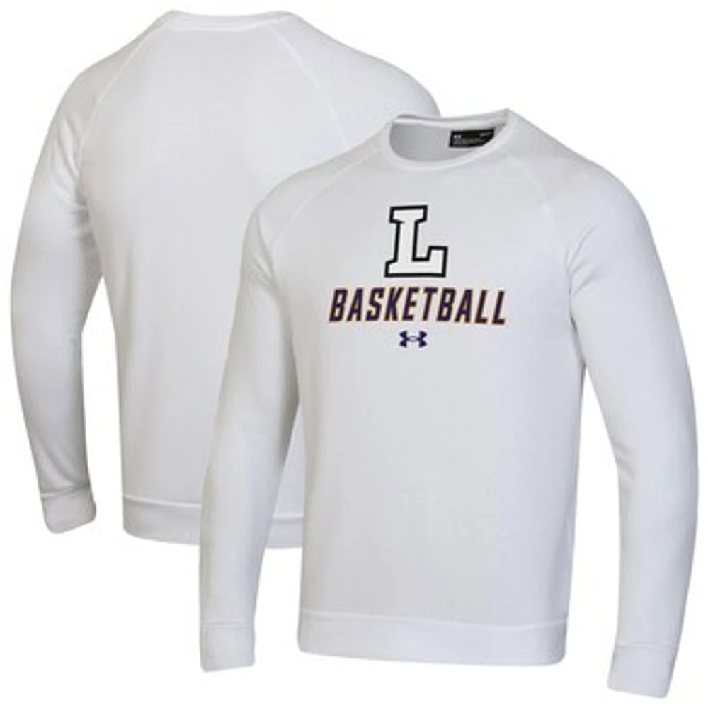 Men's Under Armour Lipscomb Bisons Raglan Basketball Rival Fleece Pullover Sweatshirt