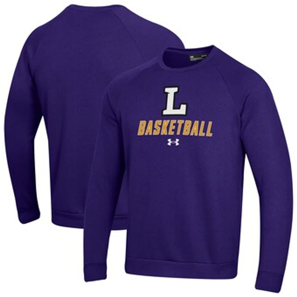 Men's Under Armour Lipscomb Bisons Raglan Basketball Rival Fleece Pullover Sweatshirt