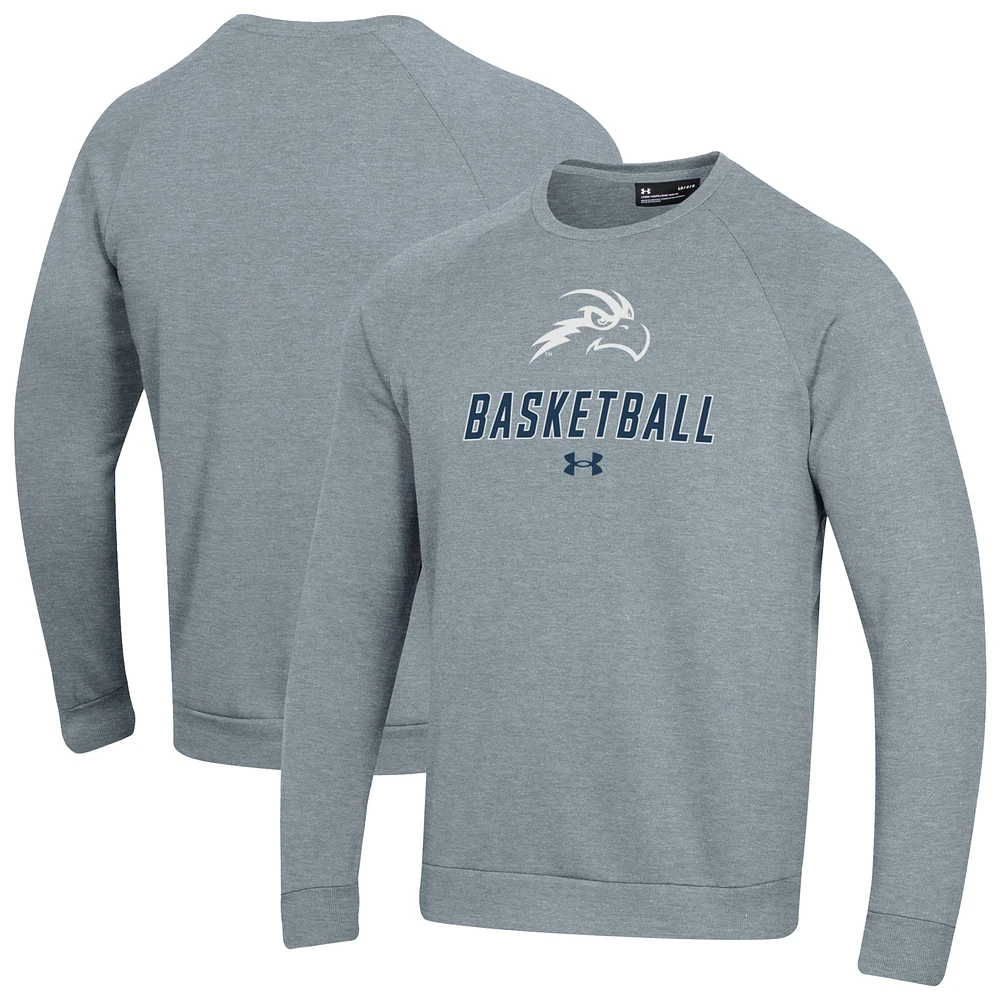 Men's Under Armour UNF Ospreys Raglan Basketball Rival Fleece Pullover Sweatshirt