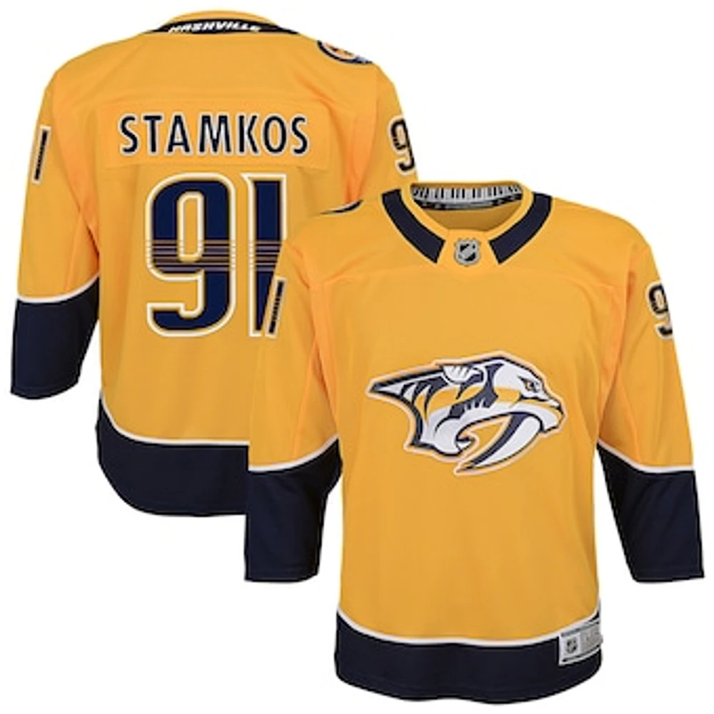 Youth Steven Stamkos Gold Nashville Predators Home Premier Player Jersey