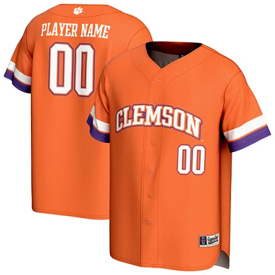 Youth GameDay Greats Orange Clemson Tigers Personalized Baseball Fashion Jersey