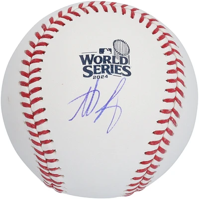 Anthony Rizzo New York Yankees Autographed 2024 World Series Logo Baseball