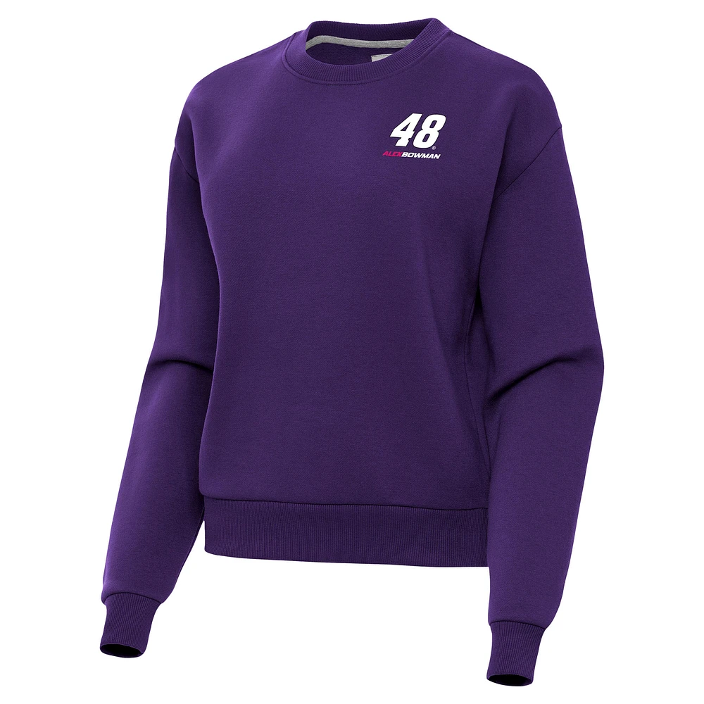 Women's Antigua Alex Bowman Victory Pullover Sweatshirt