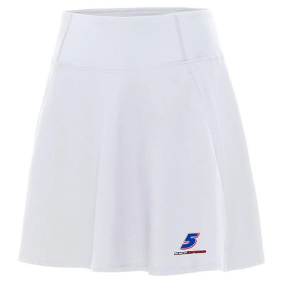 Women's Antigua White Kyle Larson Chip Skort