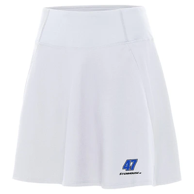 Women's Antigua White Ricky Stenhouse Jr. Chip Skort