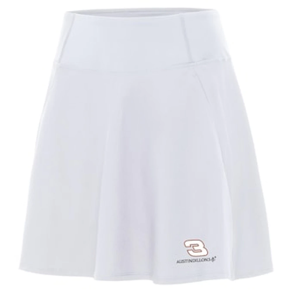 Women's Antigua White Austin Dillon Chip Skort