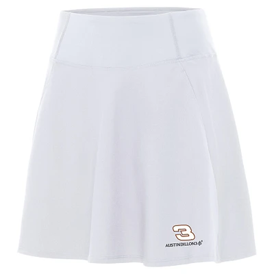 Women's Antigua White Austin Dillon Chip Skort