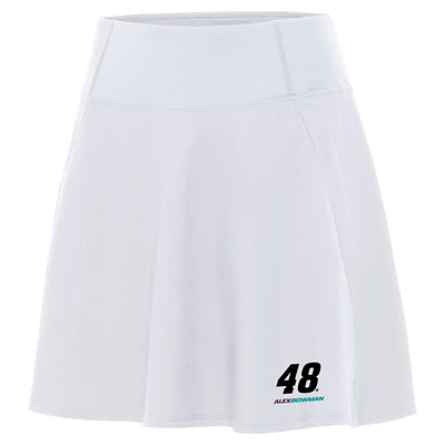 Women's Antigua White Alex Bowman Chip Skort