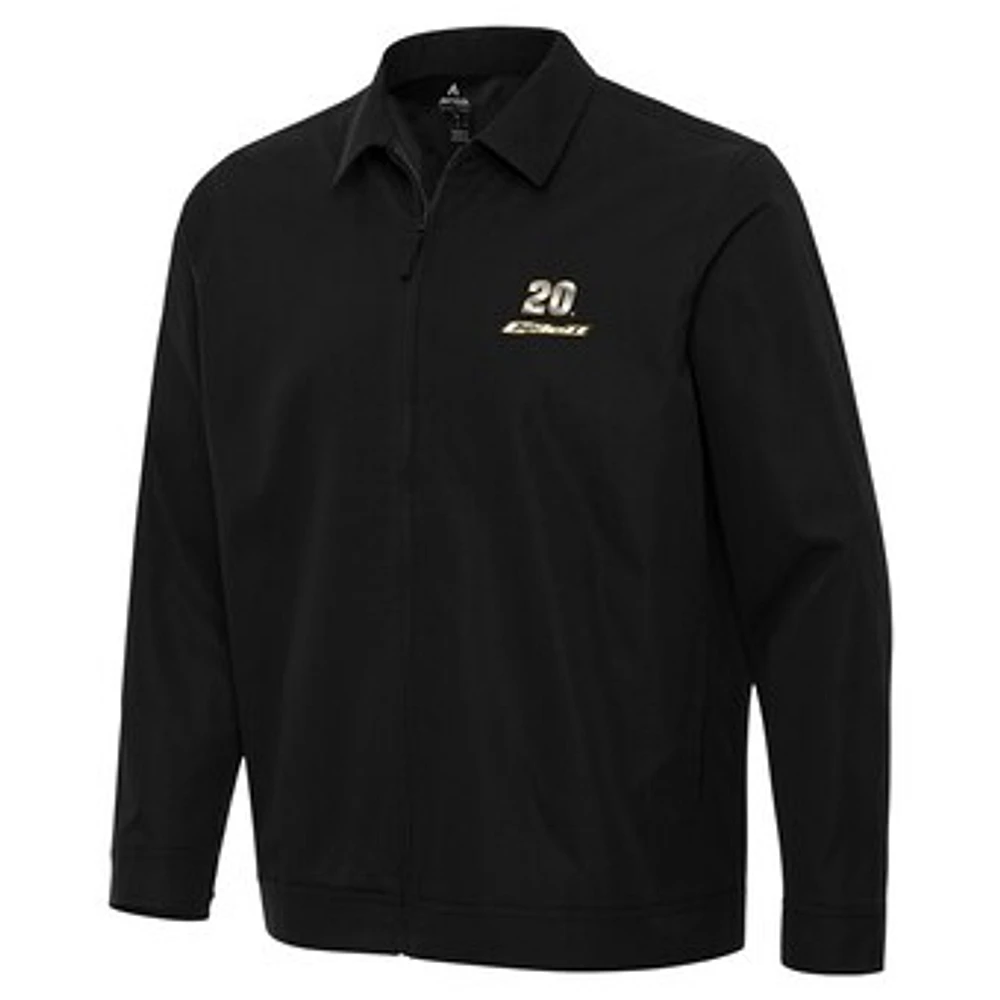 Men's Antigua Black Christopher Bell Pivot Full-Zip Jacket