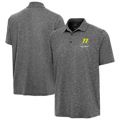 Men's Antigua Heather Denny Hamlin Par 3 Polo