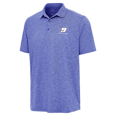 Men's Antigua Heather Royal Chase Elliott Par 3 Polo