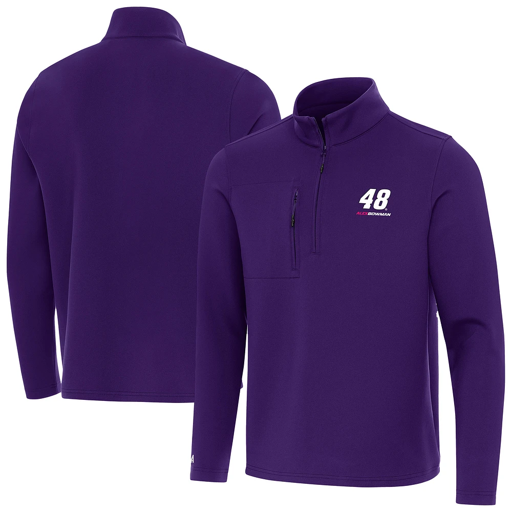 Men's Antigua Alex Bowman Insider Quarter-Zip Top
