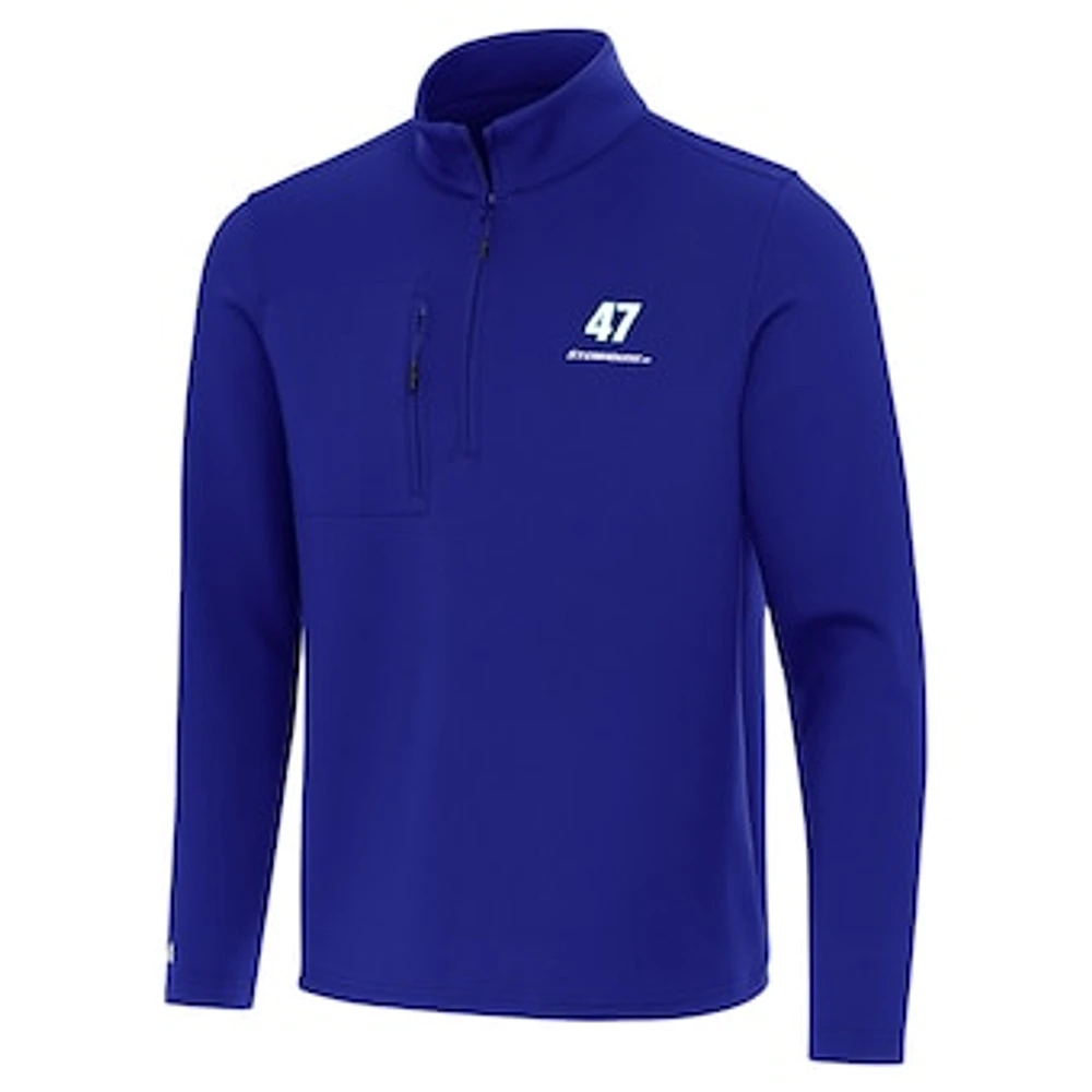 Men's Antigua Royal Ricky Stenhouse Jr. Insider Quarter-Zip Top