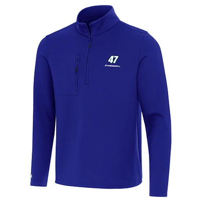 Men's Antigua Royal Ricky Stenhouse Jr. Insider Quarter-Zip Top