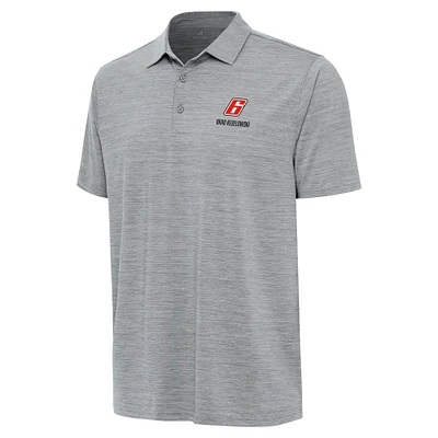 Men's Antigua Heather Gray Brad Keselowski Layout Polo