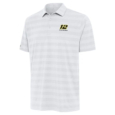 Men's Antigua White Ryan Blaney Tunnel Polo