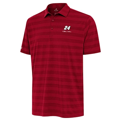 Men's Antigua Red Jeff Gordon Tunnel Polo