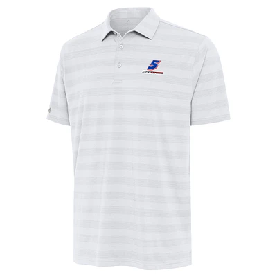 Men's Antigua White Kyle Larson Tunnel Polo