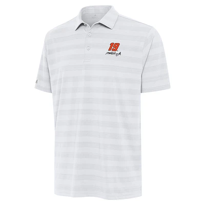 Men's Antigua White Martin Truex Jr Tunnel Polo