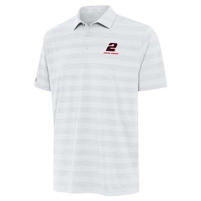 Men's Antigua White Austin Cindric Tunnel Polo