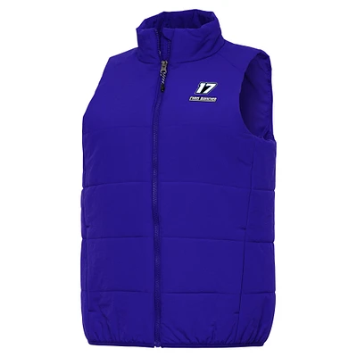 Women's Antigua Royal Chris Buescher Experience Full-Zip Vest