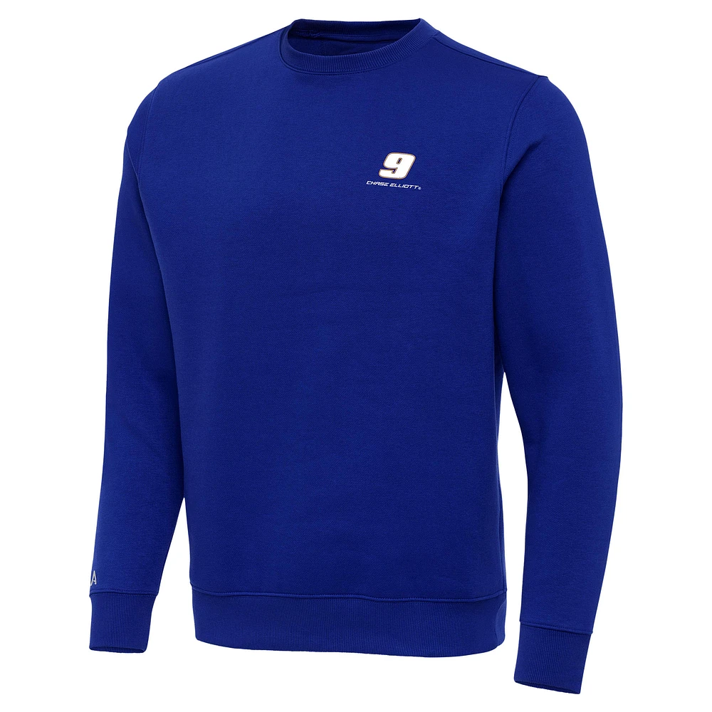 Men's Antigua Royal Chase Elliott Victory Pullover Sweatshirt