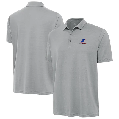 Men's Antigua Gray Kyle Larson Reprocess Polo