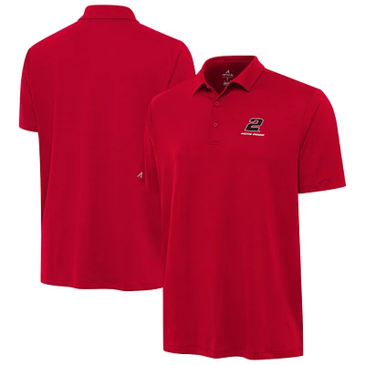 Men's Antigua Red Austin Cindric Reprocess Polo