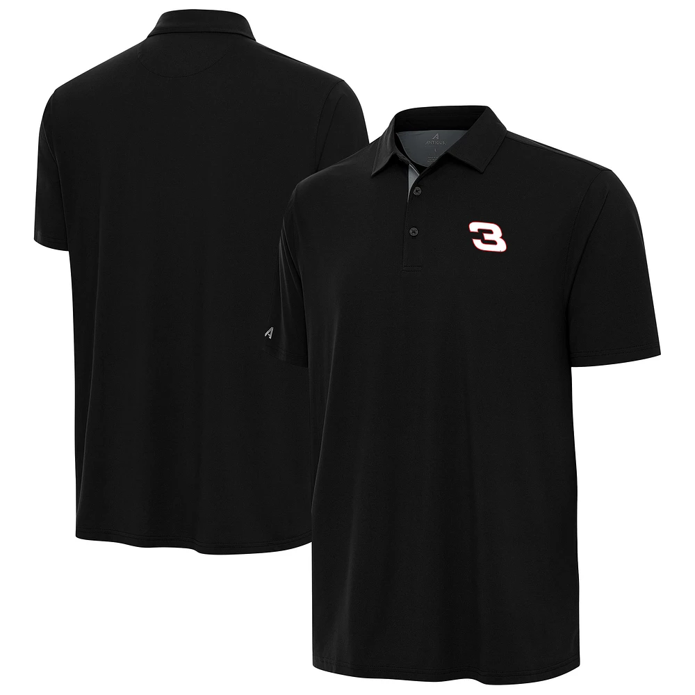 Men's Antigua Heather Gray NASCAR Era Polo