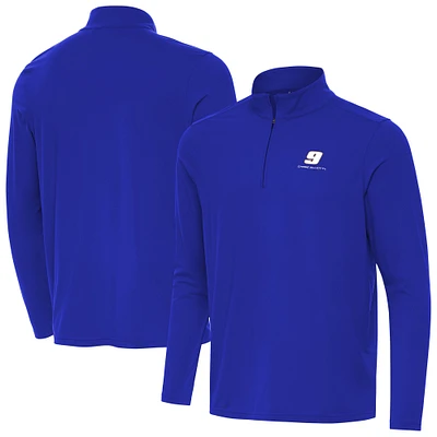Men's Antigua Royal Chase Elliott Intent Quarter-Zip Top