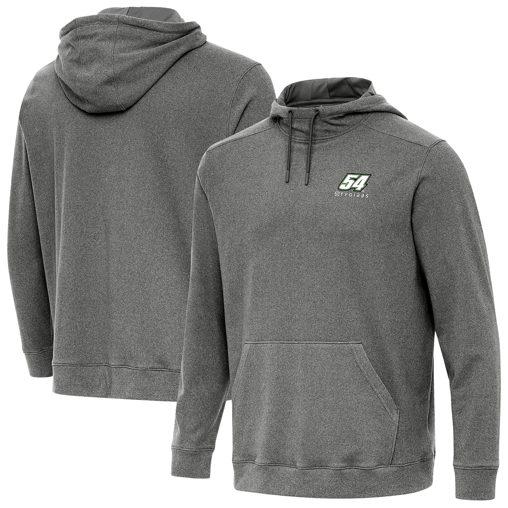 Men's Antigua Heather Ty Gibbs Cloud Pullover Hoodie