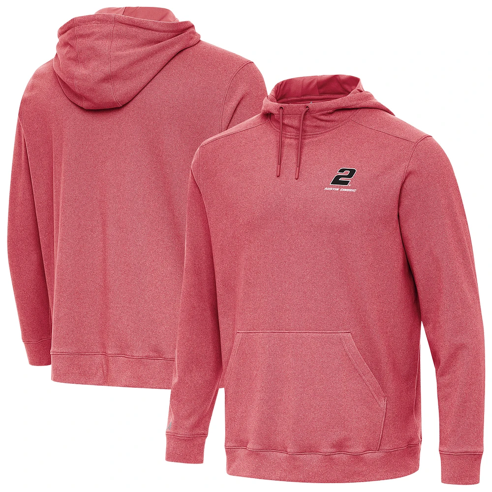 Men's Antigua Heather Austin Cindric Cloud Pullover Hoodie