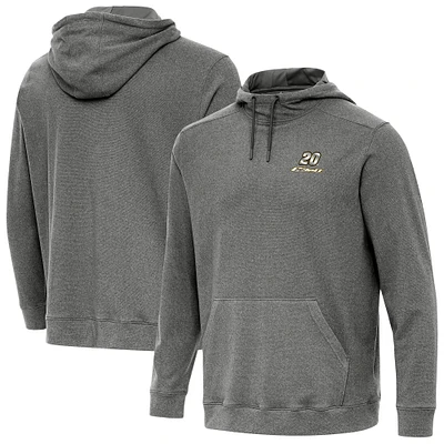 Men's Antigua Heather Christopher Bell Cloud Pullover Hoodie