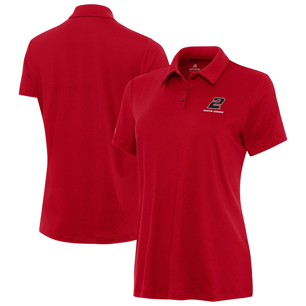 Women's Antigua Austin Cindric Reprocess Polo
