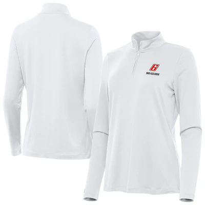 Women's Antigua Brad Keselowski Reprocess Quarter-Zip Pullover Top