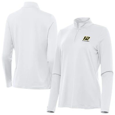 Women's Antigua Ryan Blaney Reprocess Quarter-Zip Pullover Top
