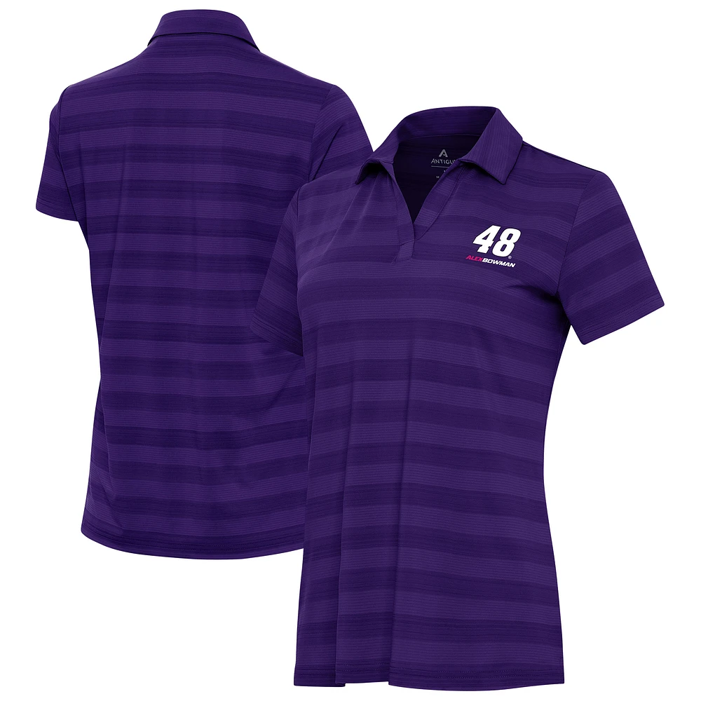 Women's Antigua Alex Bowman Tunnel Polo