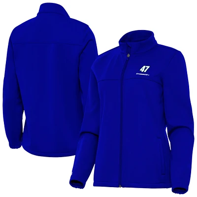 Women's Antigua Royal Ricky Stenhouse Jr. Links 2 Full-Zip Golf Jacket