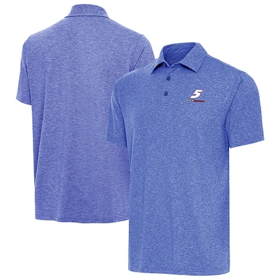 Men's Antigua Heather Royal Kyle Larson Par 3 Big & Tall Polo