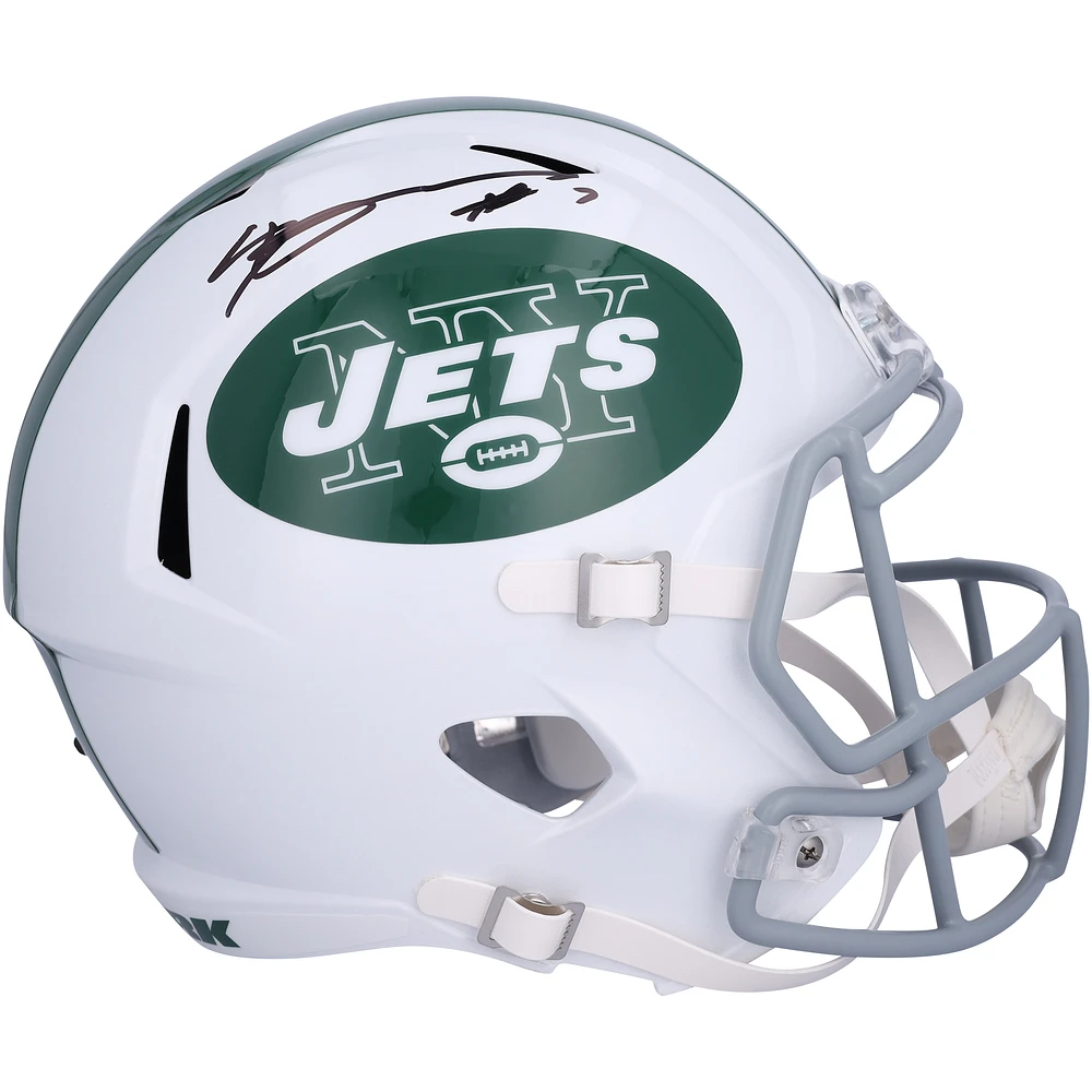 Ahmad Sauce Gardner New York Jets Autographed 2024 Alternate #2 Speed Replica Helmet
