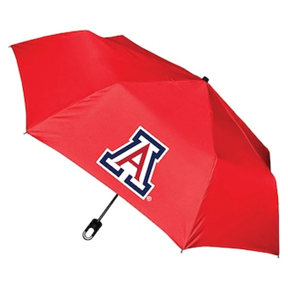 Red Arizona Wildcats Storm Clip Mini 42" Compact Folding Umbrella